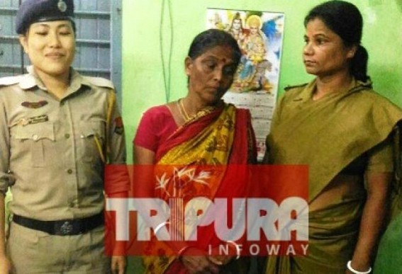 Woman held in Tripura for selling ganja to school students 